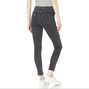 [Hudson] High Waisted Lace Up Denim Jeans